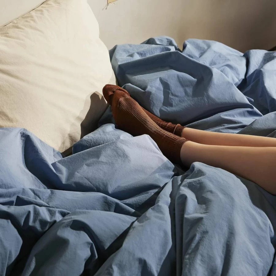 Brooklinen Organic Cotton Duvet Cover - Full/Queen Size, 100% GOTS Certified, White with Extra-Long Corner Ties & Button Closure