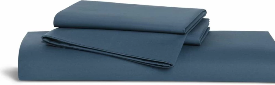 Brooklinen 100% Cotton Percale Sheet Set - 4 Piece Cooling Bed Sheets for Hot Sleepers (Full Size, Cream) - Includes Fitted Sheet, Flat Sheet & 2 Pillowcases