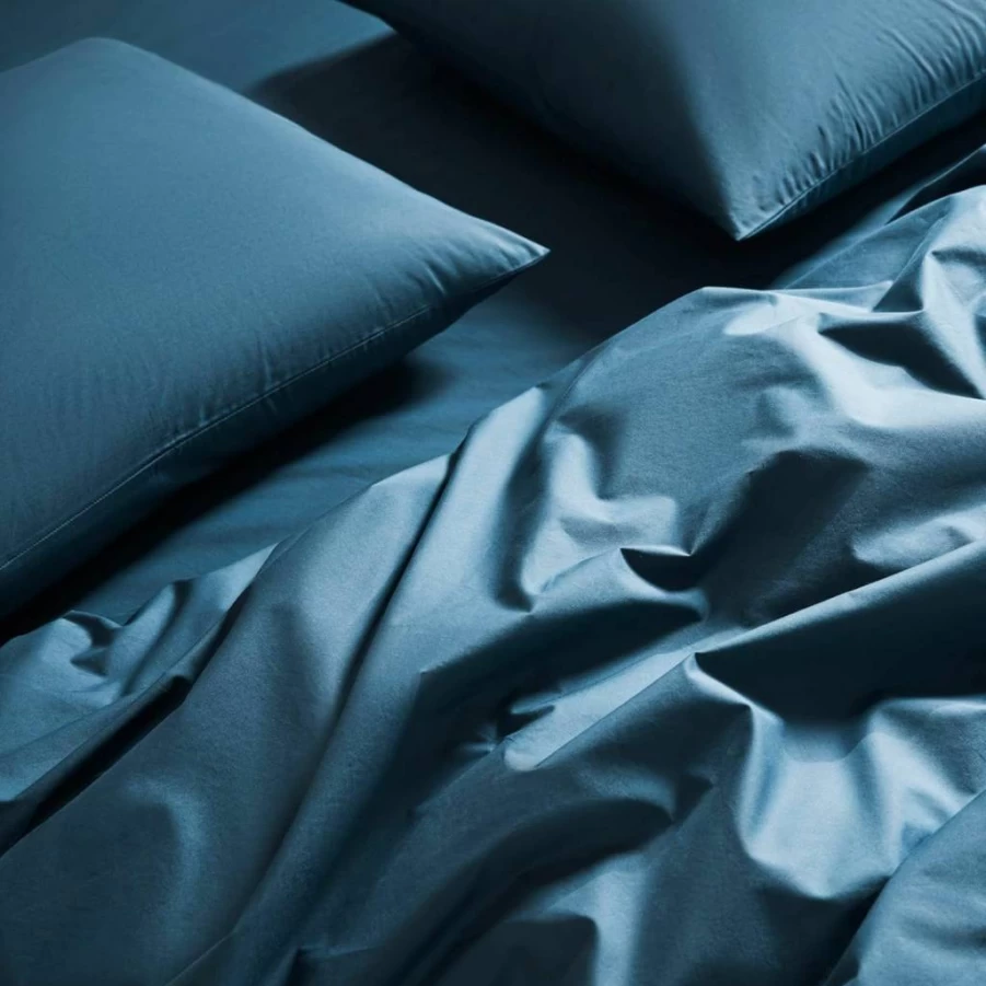 Brooklinen King Size 4-Piece Percale Sheet Set - 100% Cotton Cooling Bed Sheets for Hot Sleepers - Includes 1 Fitted Sheet, 1 Flat Sheet & 2 Pillowcases - White Luxury Bedding