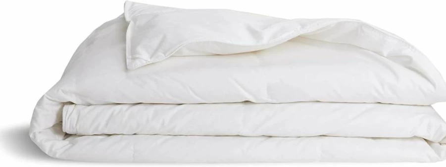 Brooklinen All Season Down Alternative Comforter - 100% Cotton Sateen, Vegan, Baffle Box Design, Twin/Twin XL, Ultra Soft & Fluffy for All Sleepers